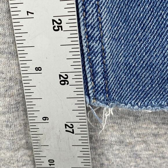 Hollister Jeans Women JR 5R W27 Distressed Ultra High Rise Mom Vintage Stretch - Picture 11 of 14